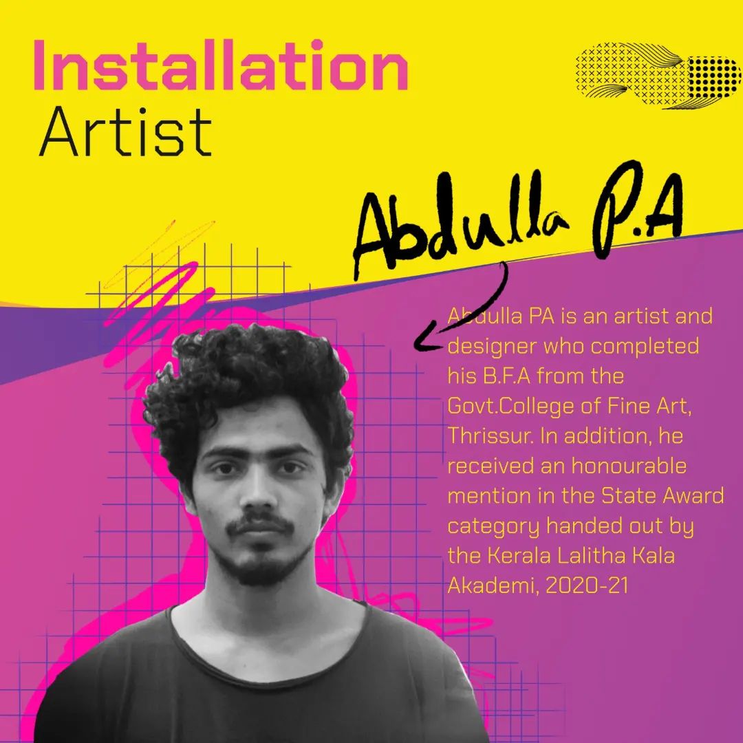 Utopiandystopi2's tweet photo. Our next installation artist Abdulla P.A
#utopiandystopia22 #bridgingworlds #ekamanekam
#artkochi #keralaartscene #arttechdesign
#biomimicry #biomorphicart https://t.co/pcBMV36Z8F