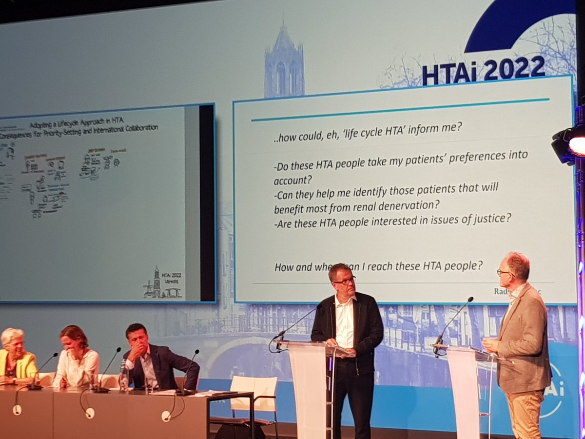 Care4Access's tweet photo. A clinician's perspective and questioning on #LifecycleApproach in #HealthTechnologyAssessments #HTA Thank you Dr Jaap Deinum for these essential questions, esp "Are HTA people interested in issues of justice?" #HTAi2022Utrecht https://t.co/hJUfey5P79