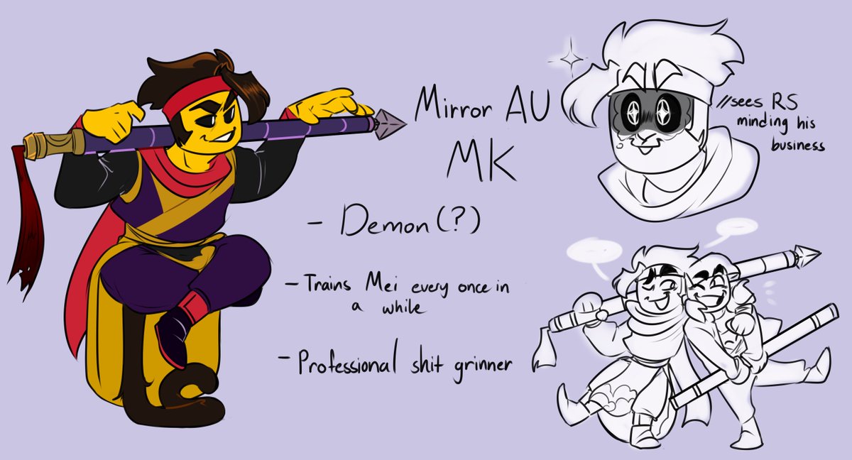 [ #LEGOMonkieKid / Mirror AU ]

🌑☀️The Shadow Duo, and SWK ☀️🌑 