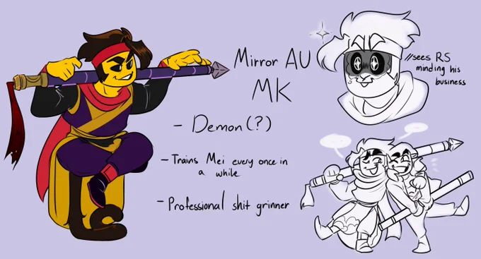 [ #LEGOMonkieKid / Mirror AU ]

🌑☀️The Shadow Duo, and SWK ☀️🌑 