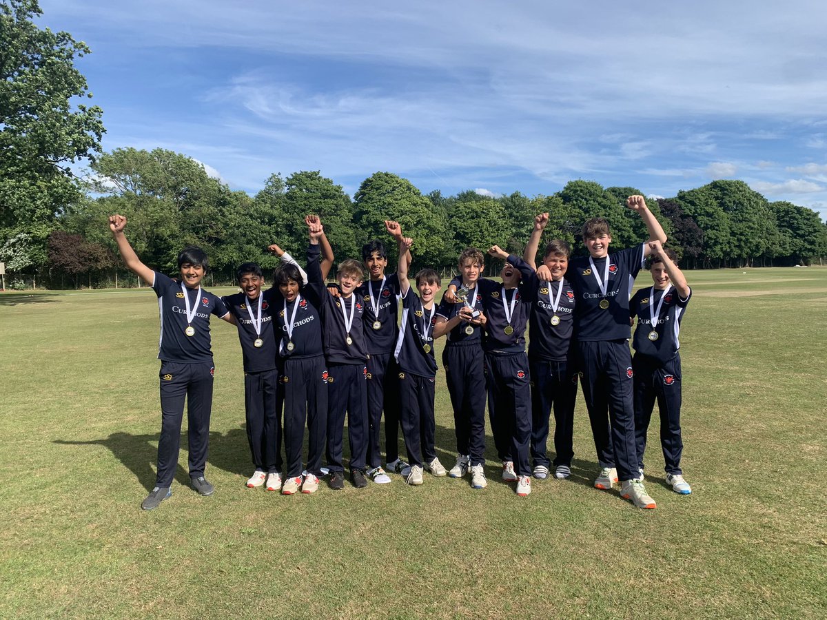Esher CC - Boys Cricket (@esherccboys) on Twitter photo Congratulations to the U13 Boys in winning the Surrey U13 Cup Final.
They progress to represent Surrey in the regional stage of the ECB National Cup ๐
They are hoping to defend the National T20 Title that last years <a href="/eshercc/">Esher Cricket Club</a> U13s brought back to Surrey.
Good Luck!! Congratulations to the U13 Boys in winning the Surrey U13 Cup Final.
They progress to represent Surrey in the regional stage of the ECB National Cup ๐
They are hoping to defend the National T20 Title that last years <a href="/eshercc/">Esher Cricket Club</a> U13s brought back to Surrey.
Good Luck!!