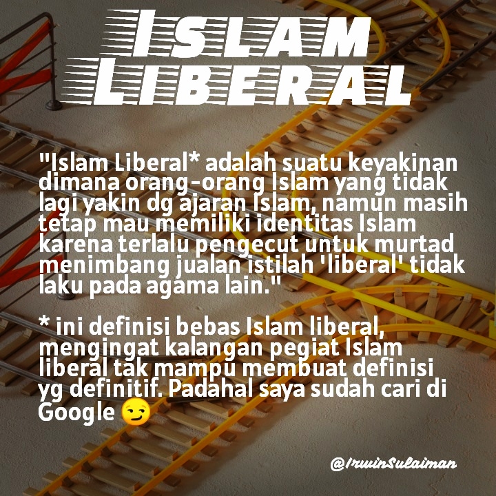 IrwinSulaiman's tweet photo. #IslamLiberal https://t.co/vfMTHkCw5B