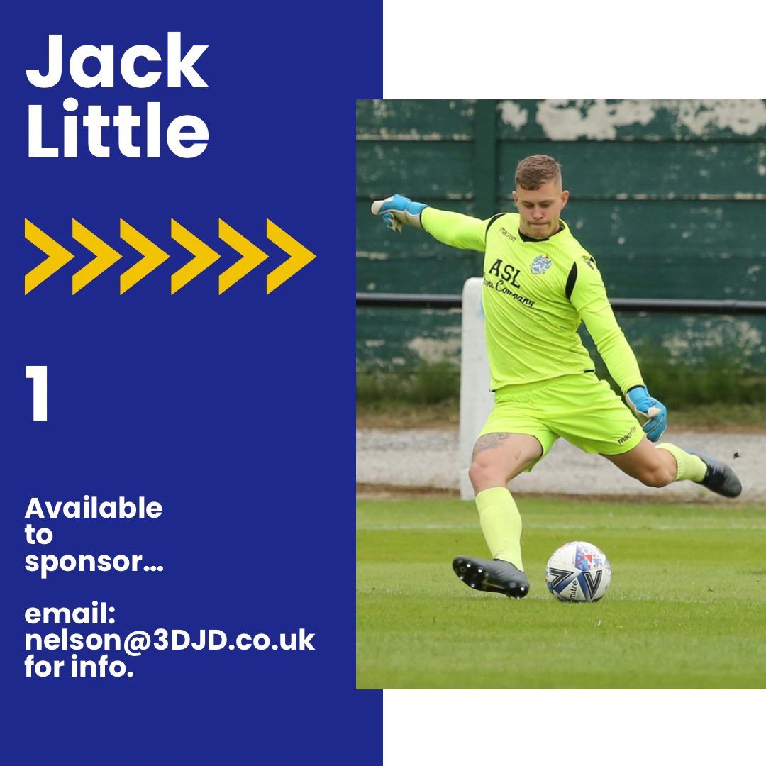Nelsonfc1's tweet photo. 2022/23 SEASON:

We can confirm the return of Goalkeeper @jackdlittle1 for the upcoming season. 

To sponsor Jack, DM us or email: nelson@3DJD.co.uk https://t.co/hf13eLTICj