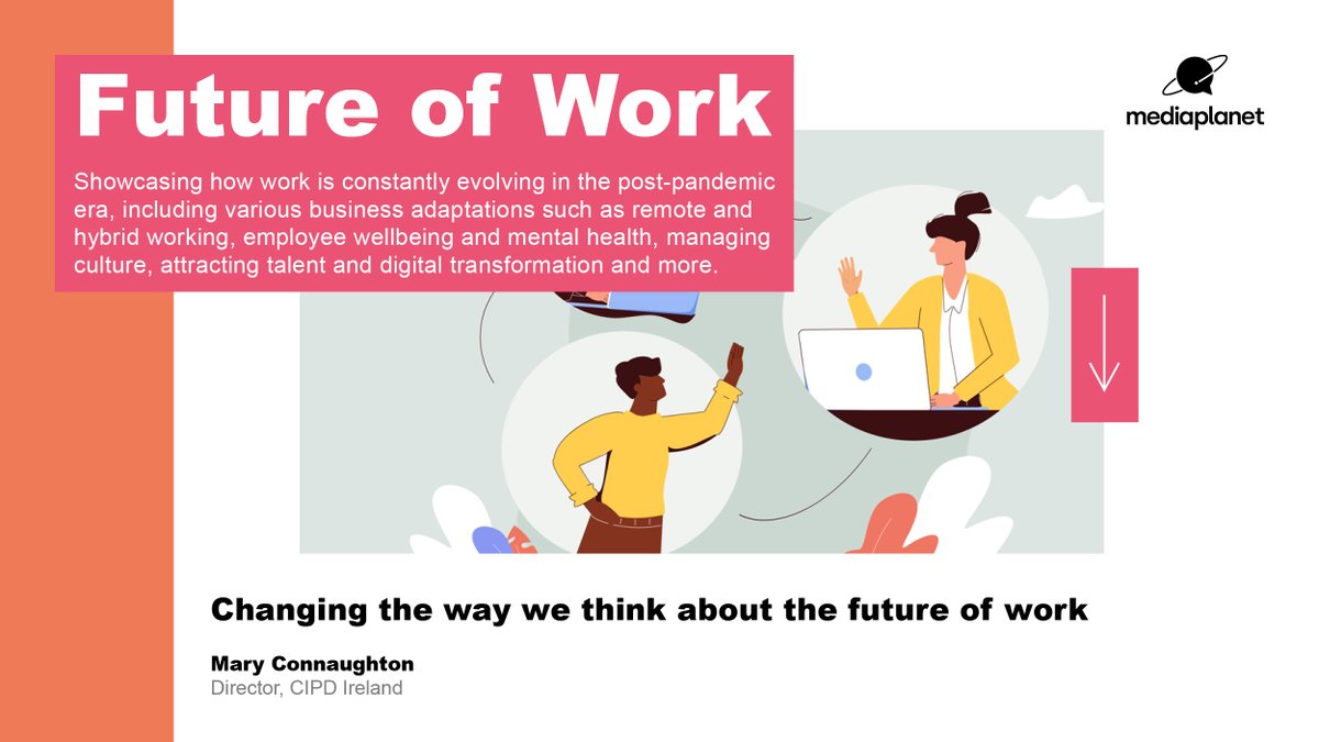 MediaplanetIE's tweet photo. #FutureofWorkIE launches today, distributed inside the @Independent_ie and online at https://t.co/kWaUNr2A4I featuring Mary Connaughton with @cipdireland
#employeewellbeing #hybridwork #remoteworking #mentalhealth https://t.co/LUZJ9x21OB