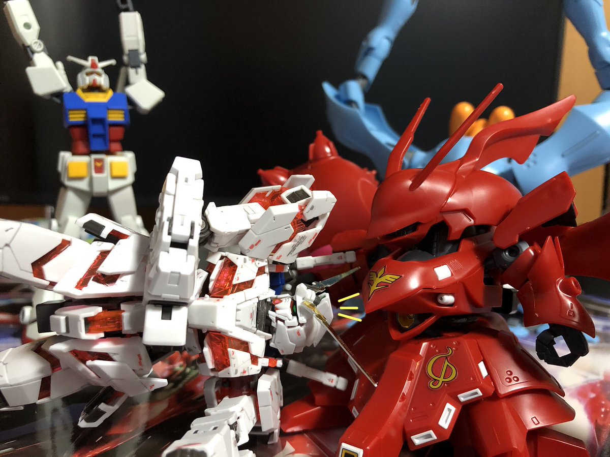 LoveLie365's tweet photo. 作りかけで放置気味だったので。#ガンプラ #HGUCナイチンゲール https://t.co/xTngqMXXx7