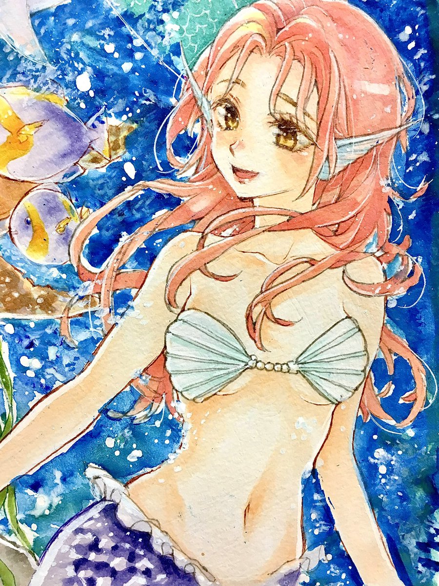 「#TLが熱中症にならないように作品で水分補給   今日も暑かった〜( ;'Д`)」|杏@7/12 OC立ち絵🐈‍⬛のイラスト