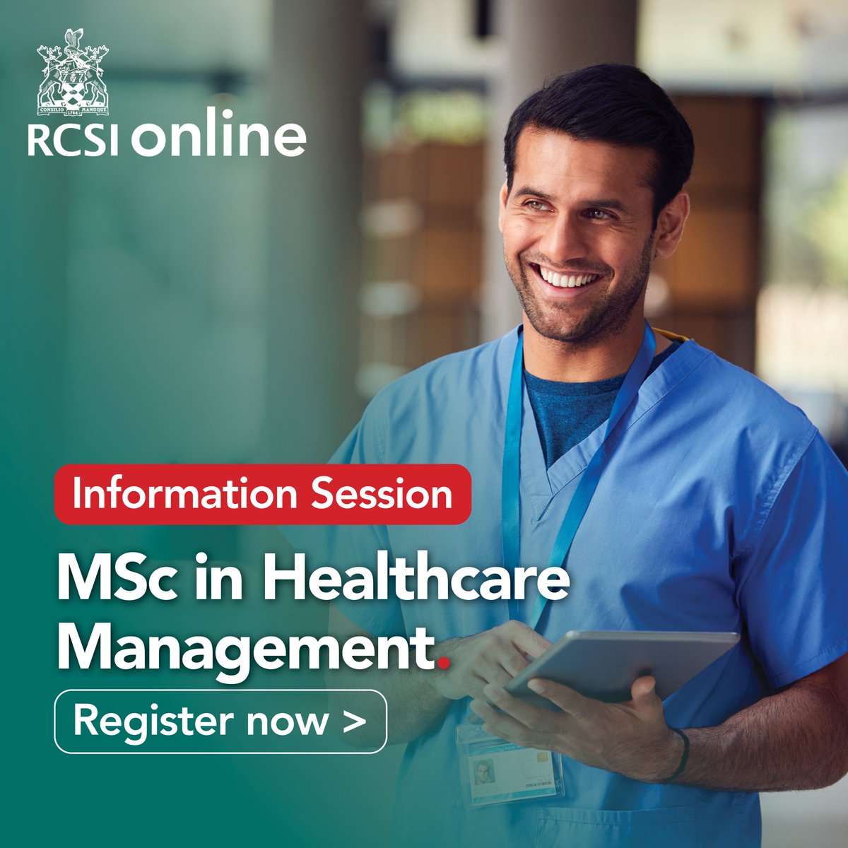 Join our MSc in Healthcare Management programme information session with Programme Director, Dr Eidin Ni She. 

Tomorrow, 28th June at 2pm (Dublin time)

Register now: 100896engagecms.campusnexus.cloud/gsm-hcm-progra…