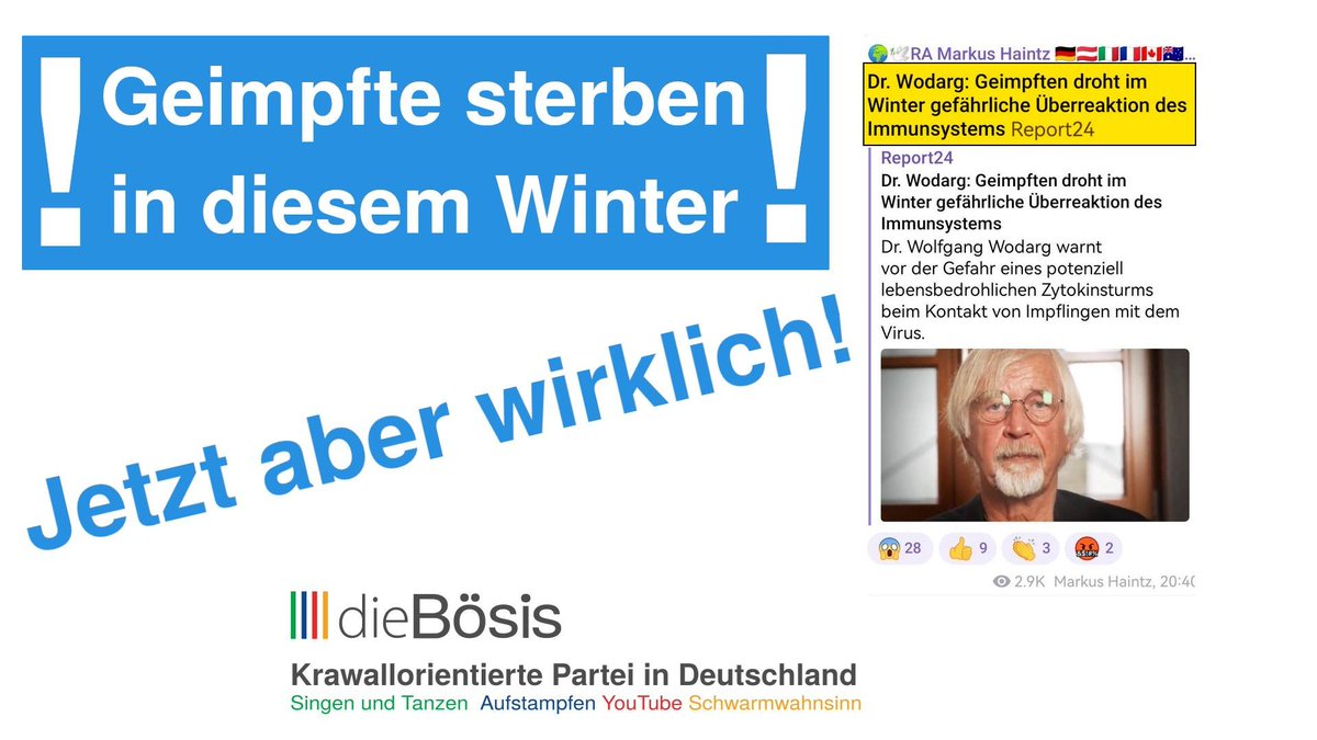 helgol's tweet image. #QuerdenkenWirdEndemisch die Todesmeldungen der #Dullis auch.