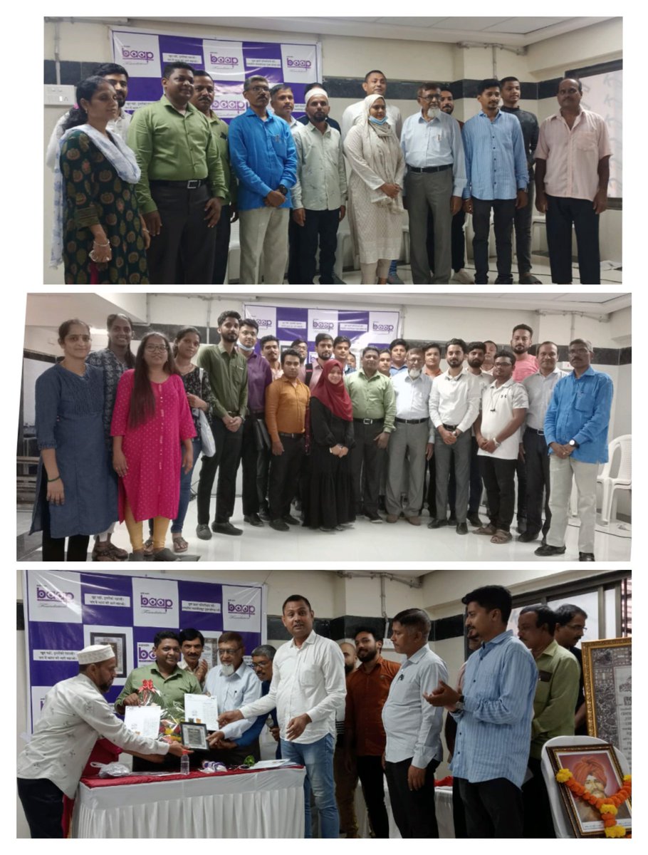 Yogeshkamble_'s tweet photo. #Baapfoundation
By Yesterday June 26, 2022 in #Mumbai
Health check-up camp on the occasion
of Chhatrapati Shahu Maharaj Jayanti
A free health check-up camp was organized for #RTI #SOCIAL #NGO,#TrusteeActivist #Socialmediareporter
@KhanJam86803300 @Kamlakar_Shenoy https://t.co/1NJ1xz3NAU
