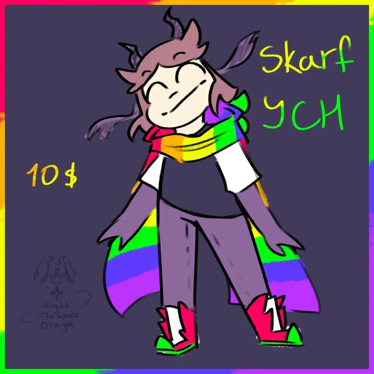 NightSpaceDrago's tweet photo. #Raffle #ych #PrideMonth #Pride2022 #prideych #yourcharacterhere #prideraffle #ychraffle https://t.co/ZdrBaYlX9y