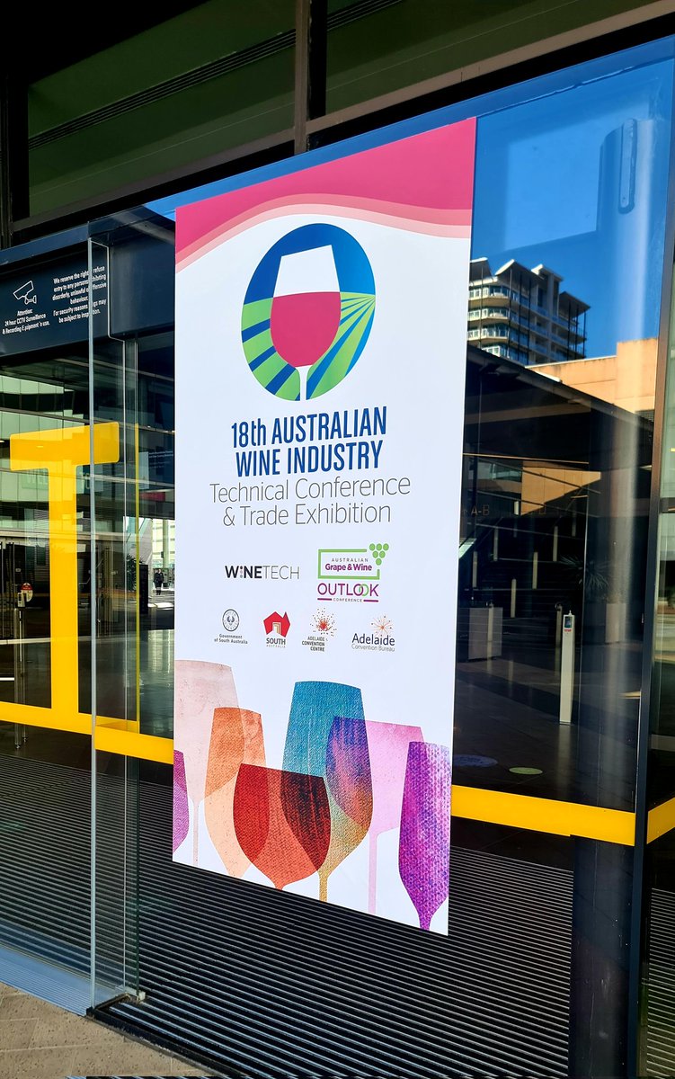 Day 2 but my first at #18AWITC! 

Had a great time getting more insight into the wine industry and had a chance to show off some of my research at the poster session.

Excited for the rest of the conference. 😁