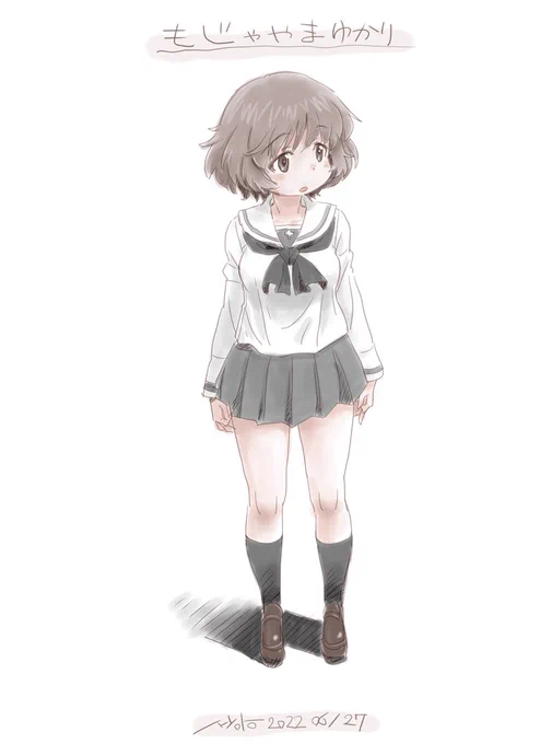 久しぶりに秋山さん描きました 