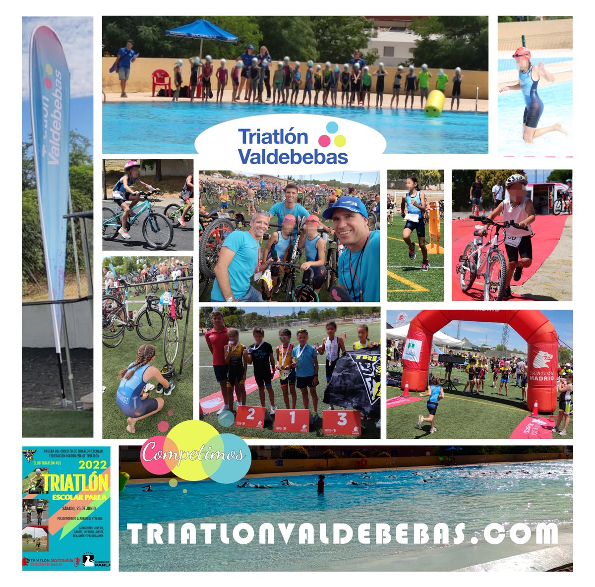 trivaldebebas's tweet photo. #Competimos en #Triatlón de Parla. Disfrutamos al máximo de la modalidad reina de nuestro deporte, ¡lo pasamos genial nadando, rodando en bici y corriendo! 🏊🏼‍♀️🚴🏼🏃🏻
Enhorabuena a nuestro Marco Hernández, 1er puesto Alevín masculino🏆
https://t.co/qYTmvb52Tf 🫧
@FMTriatlon https://t.co/dV7nxvDsgG