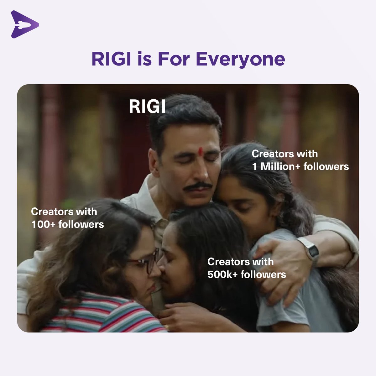 Are you a content creator looking to monetize your social community? Use Rigi!

#rigiapp #creatoreconomy #creators
#Monetization #influencers #microinfluencers 
#creatorclass #creatorindia
#creatorsforchange #topcreators
#nanoinfluencers #creators