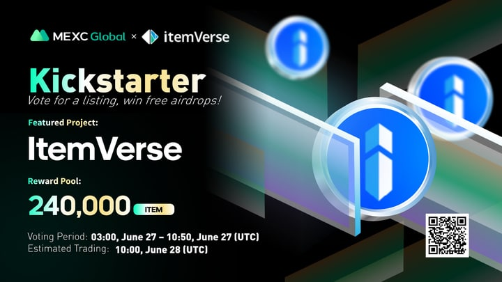 itemverse_game's tweet photo. 📣MEXC Kickstarter - Vote to Win Free 240,000 Itemverse (ITEM) Airdrops!
More: https://t.co/Lu1ivx8cAz
#Airdrops #MEXC #Itemverse #Blockchain https://t.co/LVA5dwdwfj