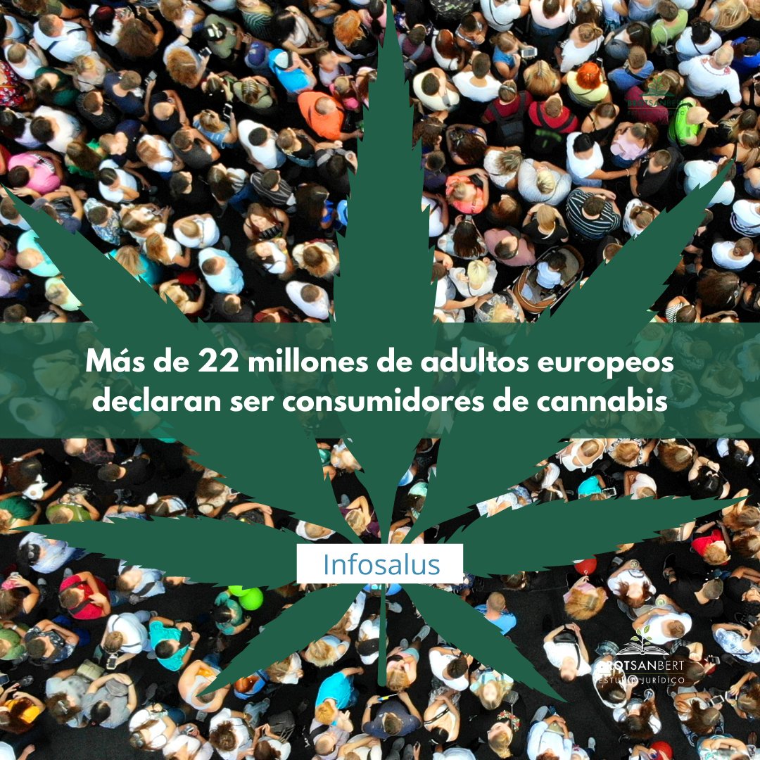 BROTSANBERT's tweet photo. 📊 El Informe Europeo sobre Drogas 2022 de @EMCDDA cifra en más de 22 millones las personas adultas de la UE que consumieron Cannabis el último año. La falta de regulación expone a los usuarios a productos adulterados implicando riesgos para su salud.
➡️ https://t.co/Q2K21hWoHC https://t.co/0xMs46GV6g