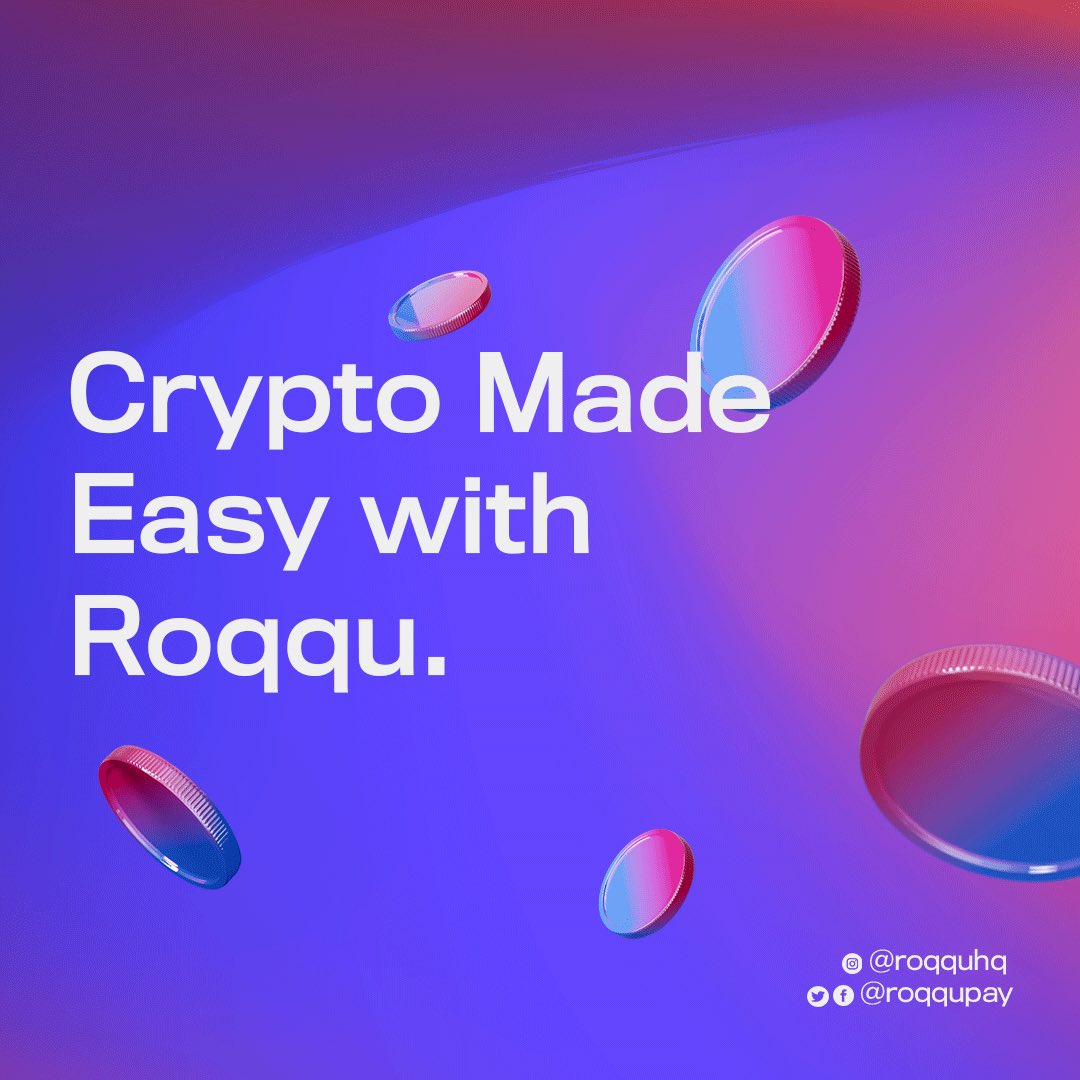 roqqupay's tweet photo. @roqqupay made it easier than ever to buy cryptocurrency with fiat. 

Just fund your @roqqupay wallet, using our seamless deposit p2p options, choose your preferred cryptocurrency and Buy! Easy-Peasy…

Trade crypto seamlessly, Trade with @roqqupay
 #thinkcryptothinkroqqu https://t.co/ibaH0lg8tk