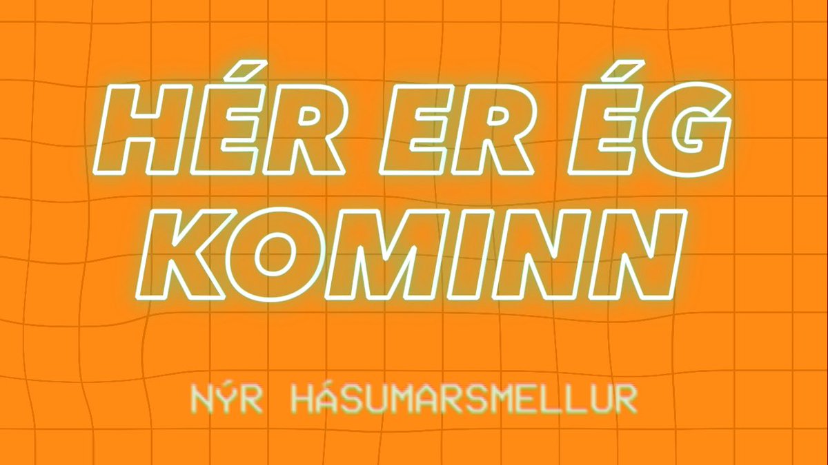 Hásumarsmellur Baggalúts 2022: open.spotify.com/track/5XnRzxuR…