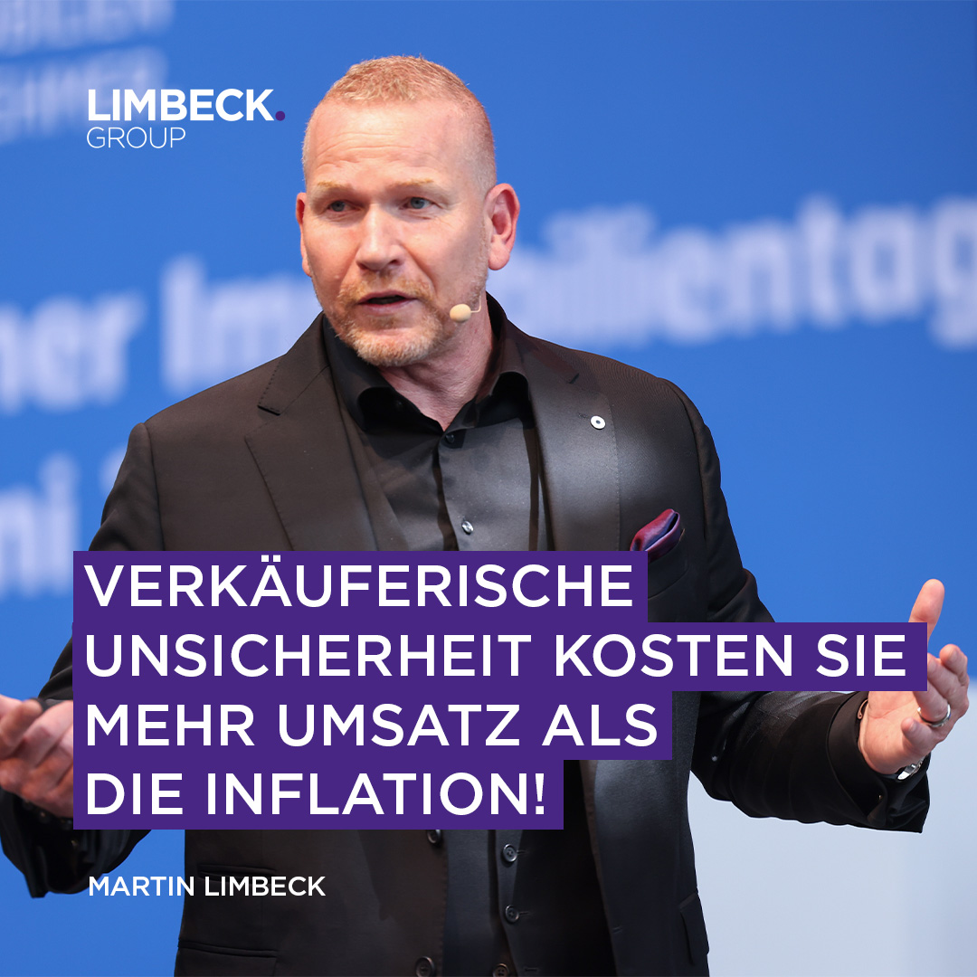 Verkäuferische Unsicherheit kostet Unternehmen mehr Umsatz als die Inflation und die daraus resultierende Zurückhaltung der Kunden. Was Companies dagegen unternehmen sollten, lest ihr in einem neuen Blogbeitrag:

limbeckgroup.com/blogbeitrag-ve…