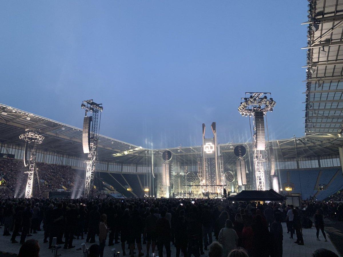 AdmFergy's tweet photo. Top tier night with #Rammstein last night in Coventry! https://t.co/QdNuYNEKL9