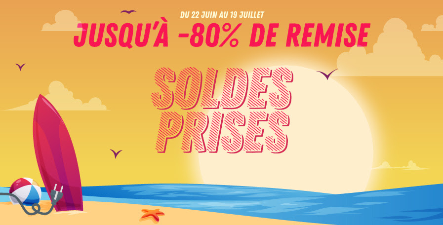 🌴 Que des bonnes sur-prises pendant les Soldes d'été !

🔌 Jusqu'à -80% de remise sur les prises &amp; blocs prises !

🏠 Connectez tous vos appareils électriques à votre smartphone grâce aux prises connectées !

👉 planete-domotique.com/soldes.html

#soldes #soldes2022 #bonplan #domotique