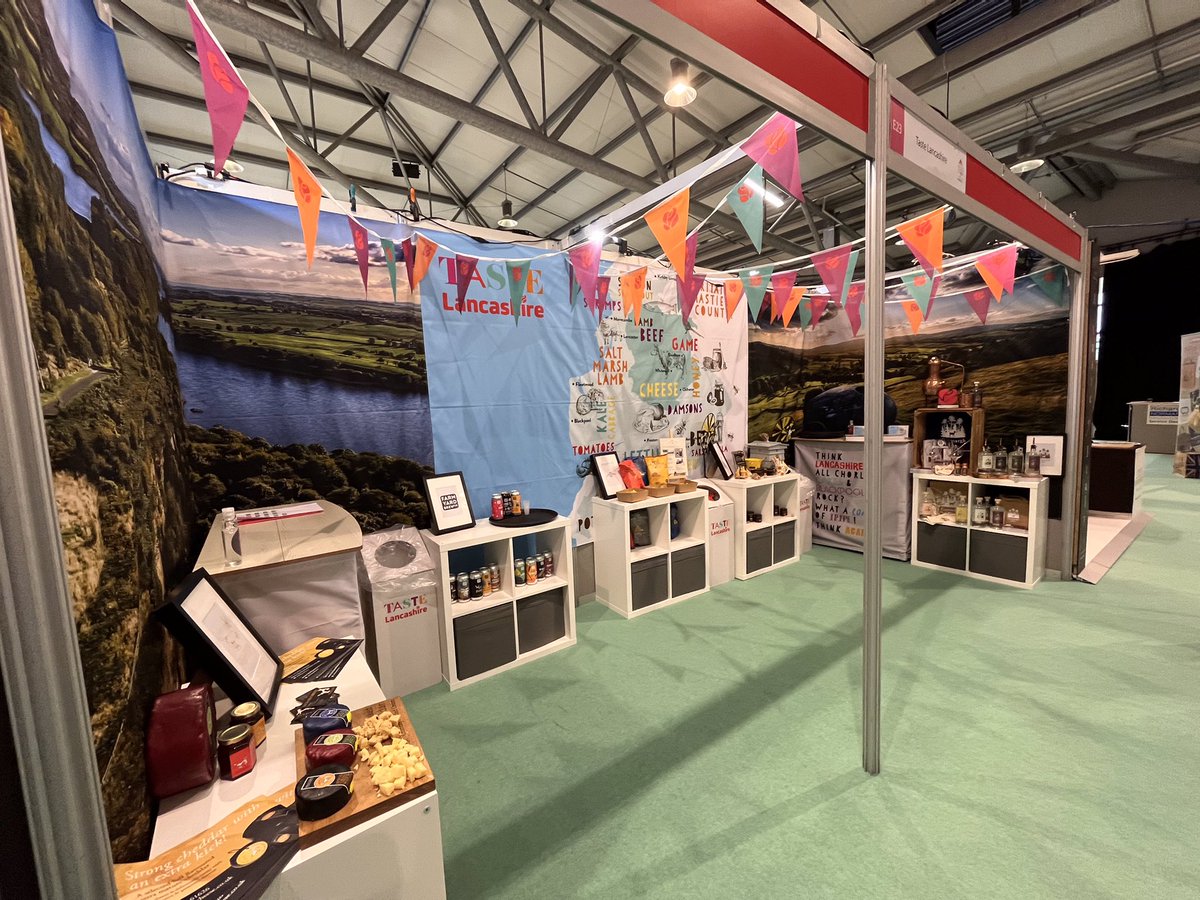 Celebrating all of Lancashire’s delicious food and drink at the Fine Food Show North this week 🌹🍽

#TasteLancashire #FineFoodNorth