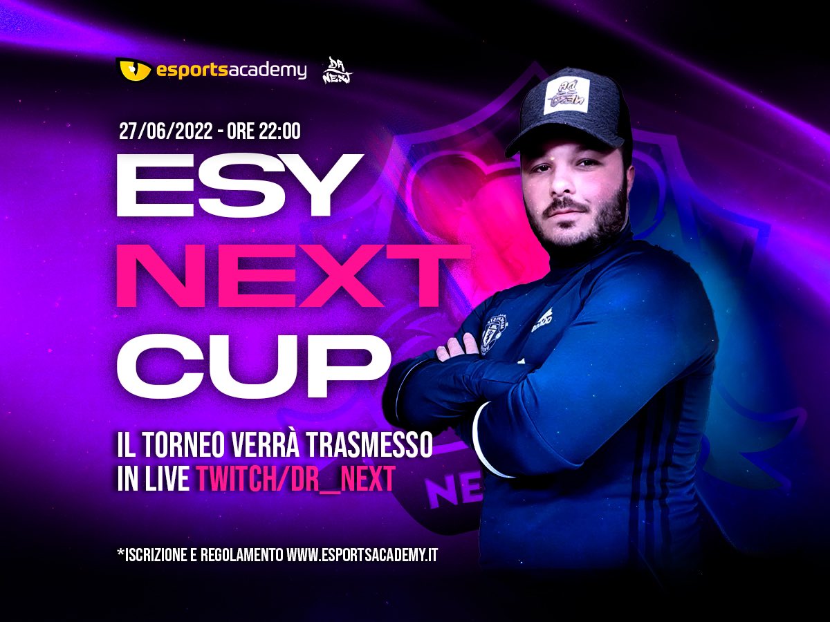 DR__NEXT CUP (@dr__next_cup) on Twitter photo 🏆 9 ESY NEXT CUP🏆
🗓 stasera lunedì 27 Giugno ore 22:00
▶️ Min. 5 player
✅Link iscrizioni: esportsacademy.it/tornei-iscrizi…
<a href="/RTproclub/">𝚁𝚃𝚙𝚛𝚘𝚌𝚕𝚞𝚋</a> <a href="/Proclubretweet1/">ProClubHouse_rt</a> <a href="/RTAllProClub/">RETWEET ALL PROCLUB</a> <a href="/RTProClubs/">RTProClubs</a> <a href="/rtproclubitaly/">Pro-Club Italy</a> <a href="/RTAllProClub/">RETWEET ALL PROCLUB</a>
@Fifa22RTproClub <a href="/ProClubRetweet_/">⚽ᴘʀᴏ ᴄʟᴜʙ ʀᴇᴛᴡᴇᴇᴛ🇮🇹</a> <a href="/NewsProclub/">News Proclub</a> <a href="/esy_2017/">Esports Academy</a> 🏆 9 ESY NEXT CUP🏆
🗓 stasera lunedì 27 Giugno ore 22:00
▶️ Min. 5 player
✅Link iscrizioni: esportsacademy.it/tornei-iscrizi…
<a href="/RTproclub/">𝚁𝚃𝚙𝚛𝚘𝚌𝚕𝚞𝚋</a> <a href="/Proclubretweet1/">ProClubHouse_rt</a> <a href="/RTAllProClub/">RETWEET ALL PROCLUB</a> <a href="/RTProClubs/">RTProClubs</a> <a href="/rtproclubitaly/">Pro-Club Italy</a> <a href="/RTAllProClub/">RETWEET ALL PROCLUB</a>
@Fifa22RTproClub <a href="/ProClubRetweet_/">⚽ᴘʀᴏ ᴄʟᴜʙ ʀᴇᴛᴡᴇᴇᴛ🇮🇹</a> <a href="/NewsProclub/">News Proclub</a> <a href="/esy_2017/">Esports Academy</a>