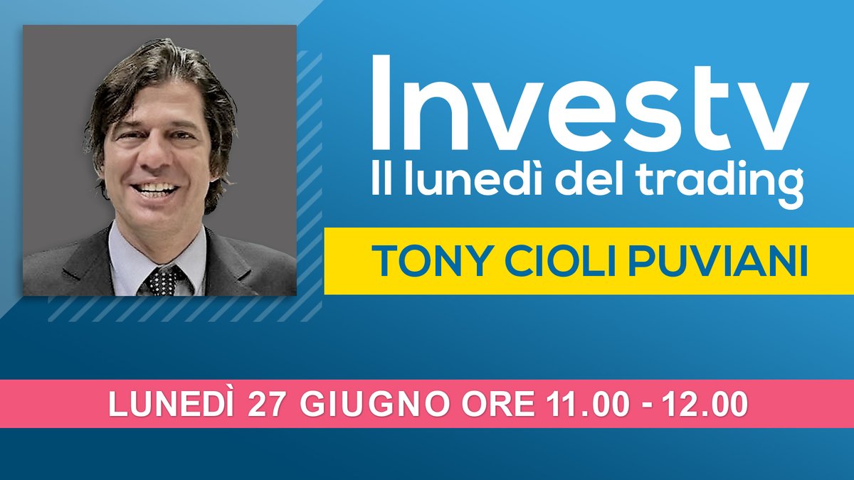 Collegati alle 11:00 per la nuova puntata del Lunedì del Trading con Tony Cioli Puviani! 
#trading #certificati #investimenti
bit.ly/3xPbBaY