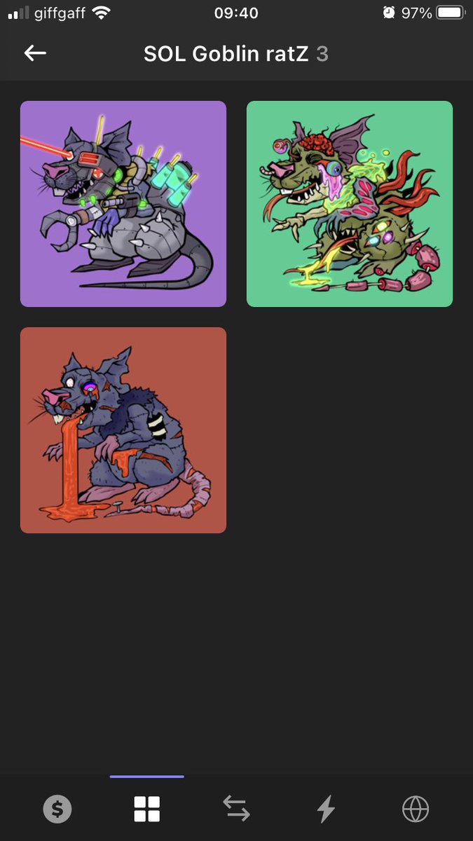 QuailDude420's tweet photo. Look at these tasty lil ratZ! Only 123 ratZ left!! Go get yours minted!!!! FEED YOUR GOBLINZ #solgobfollowsolgob #solgoblin #SolanaNFT @SOLgoblintown https://t.co/BdJdoFr7MY