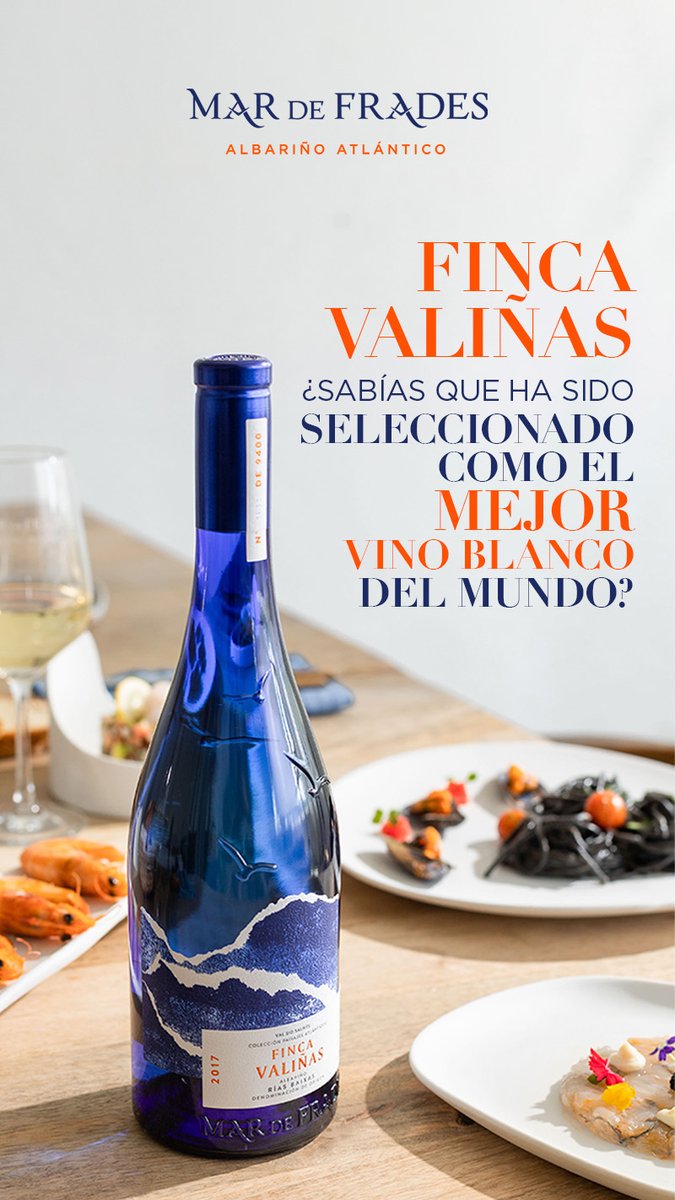 ¿Aún no te has enterado de que nuestro Finca Valiñas ha sido elegido como mejor vino blanco del mundo? 😍😍

#MardeFrades #Albariño #DoriasBaixas #FincaValiñas