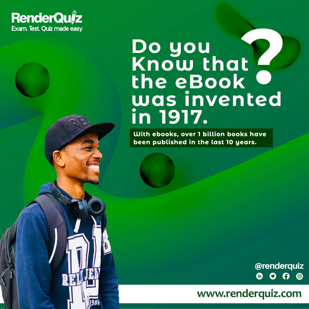 Renderquiz's tweet photo. Do you know?...
Sign up for a free account today @ https://t.co/kKnjImgzlK
to create fun quizzes for your students and employees.
#onlinetest #onlinequiz #assessment #renderquiz #onlineexam #quizmaker #employeeengagement #KnowledgeIsPower #eBooks https://t.co/6wRBlrQ7rg