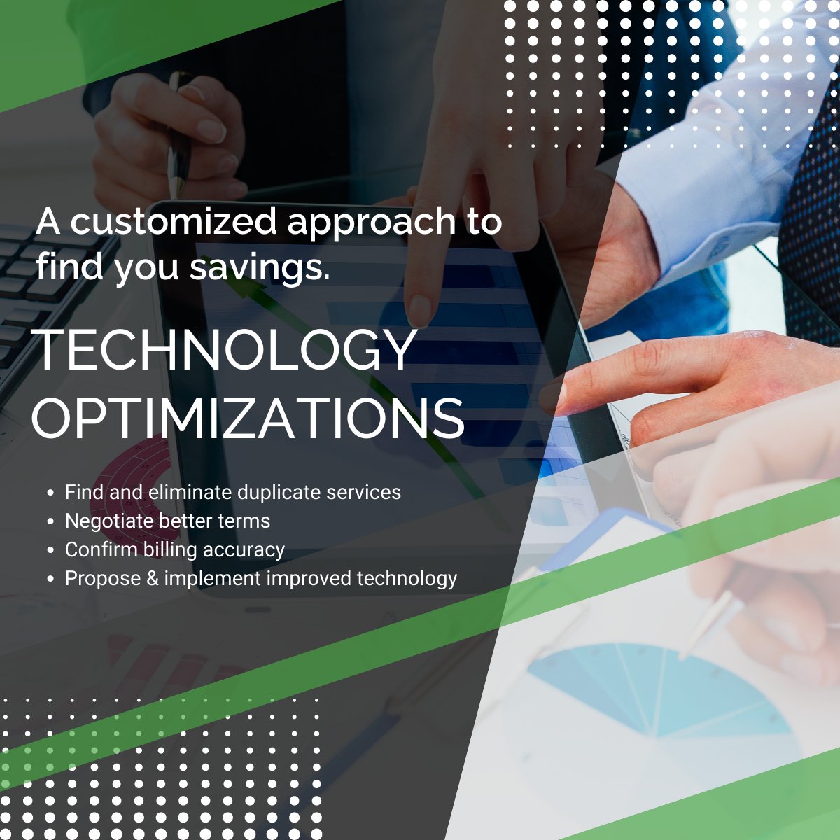 Finding a sudden increase in technology spend?  We've got you covered! Our skilled analysts will work with you to analyze &amp; optimize what you have today with the goal of finding the most efficient and cost-effective technology solutions for your organization's needs. #optimize