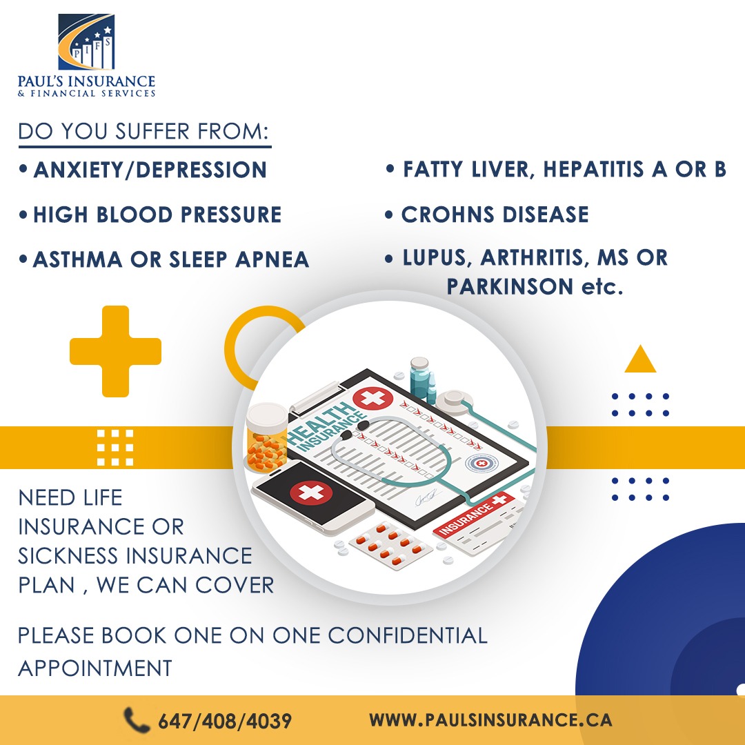 PaulsInsurance's tweet image. 👉 Do you need #lifeinsurance or #sicknessinsurance plan?

👍 We can cover 

🤝 Please book one on one confidential appointment

📞Call us for more details - 647/408/4039

🌐Visit us: paulsinsurance.ca

#insurance #insuranceagent #canadaday #mondaythoughts #HealthInsurance