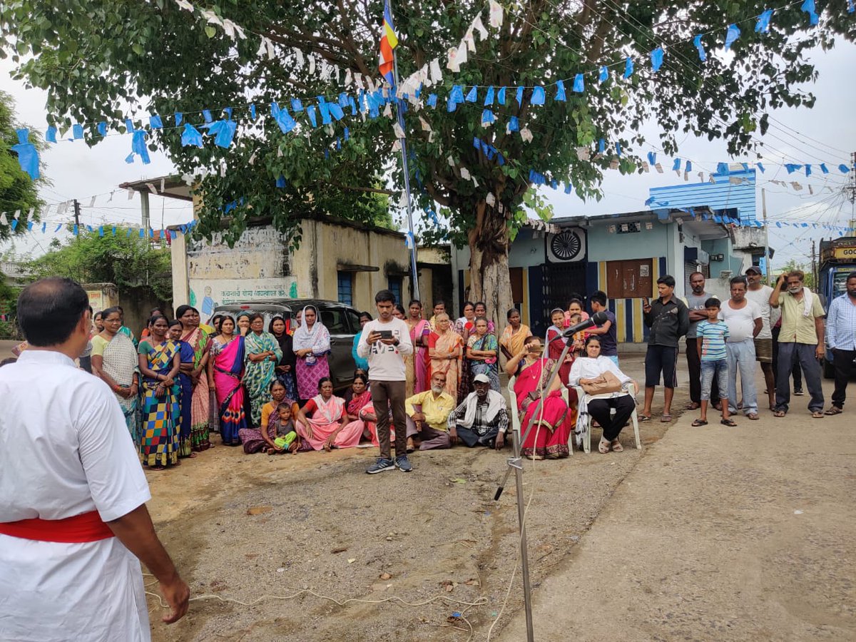 SocialWcl's tweet photo. @TeamWCL As a part of Swachhtha Pakhwada activities, Nukkad Natak had been conducted at Dhopatala Villages on the importance of plastic free and open defecation free environment. https://t.co/5Jd1a3tST1