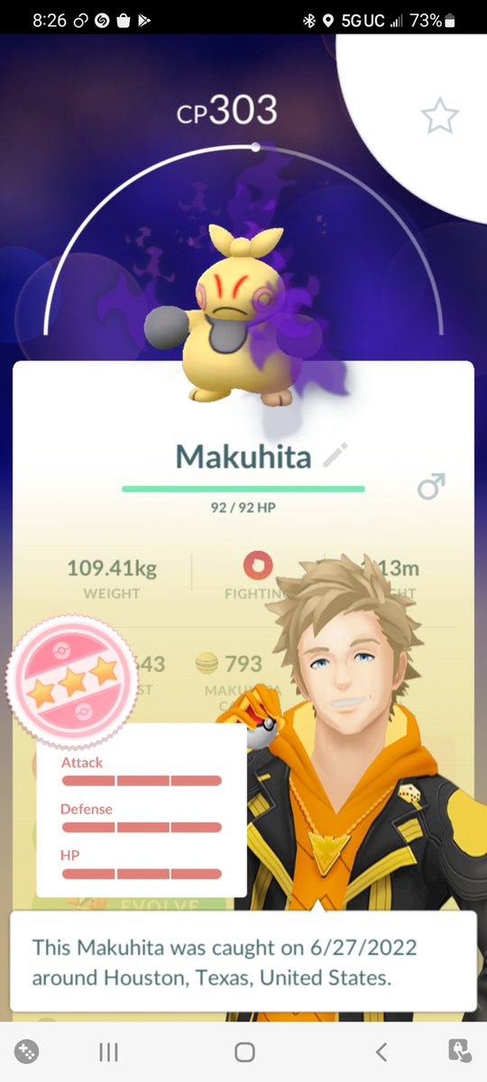 gonzales_vernon's tweet photo. My very first shaundow ^_^ #pokemongo #pokemon #shadow #hundo #BushBingo #Sweepstakes https://t.co/eHL34ZHEBa