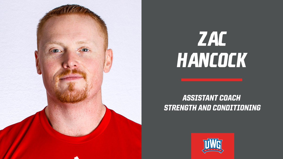 UWGAthletics's tweet photo. An official welcome to the 🐺 family, Coach Hancock 💪

Story: https://t.co/kuvW7UIKkL

#WeRunTogether https://t.co/sjRnpCLQTH