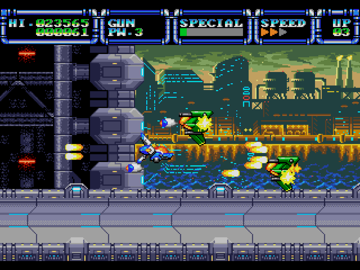 In the video game "Irena Genesis Metal Fury", level 4 will introduce you to a cybernetic city where the action promises to be very intense! Shoot'em all only on your SEGA Genesis! #メガドライブ #segagenesis #megadrive #sega #retrogaming #16bit #shmup #arcade #indiegame #homebrew