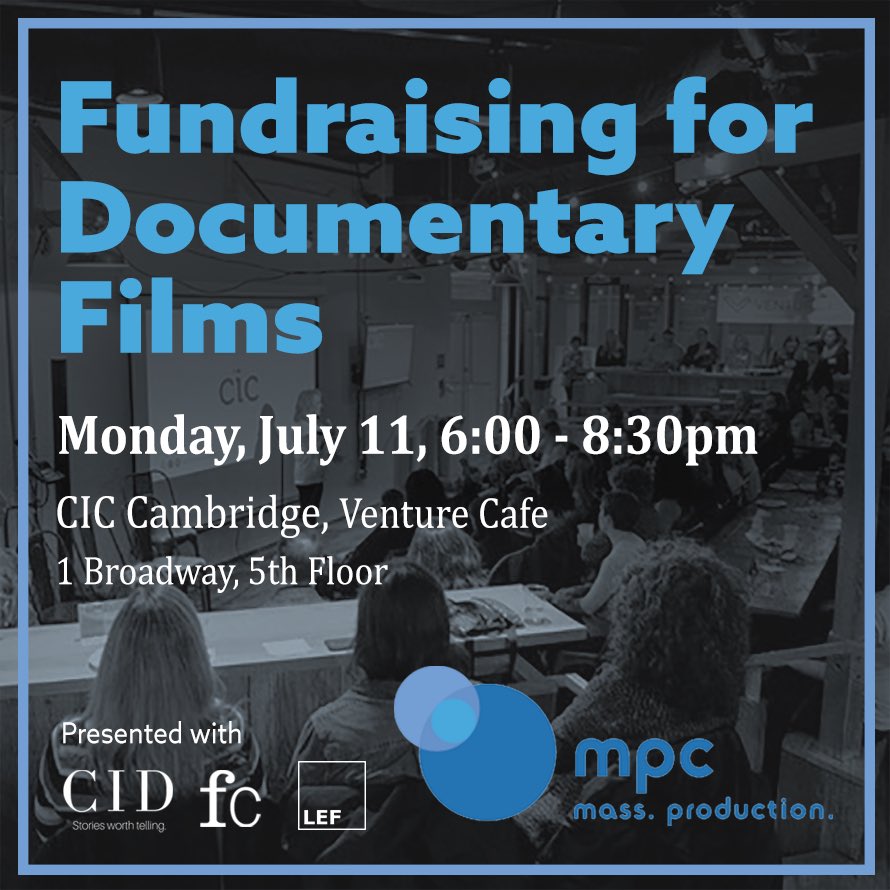 In two weeks, join <a href="/MassProdCo/">Mass Production Coalition</a> members and local filmmakers for an evening of presentations about successfully funded recent projects with discussions of trends, opportunities, and challenges in the field. Link in bio for more about the event and presenters.