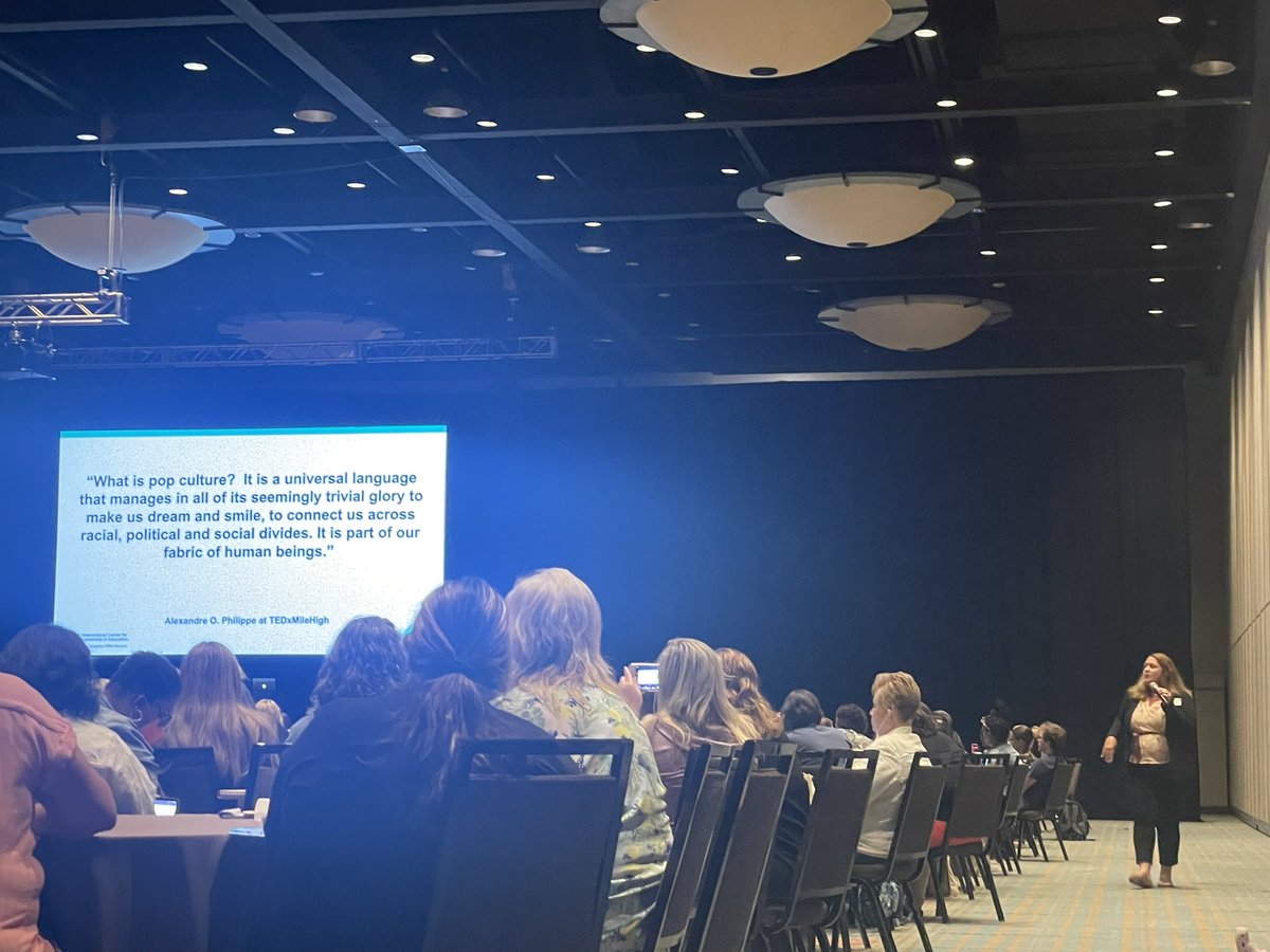 Session number ✌️of today: How can we make learning relevant using pop culture? #MSC2022