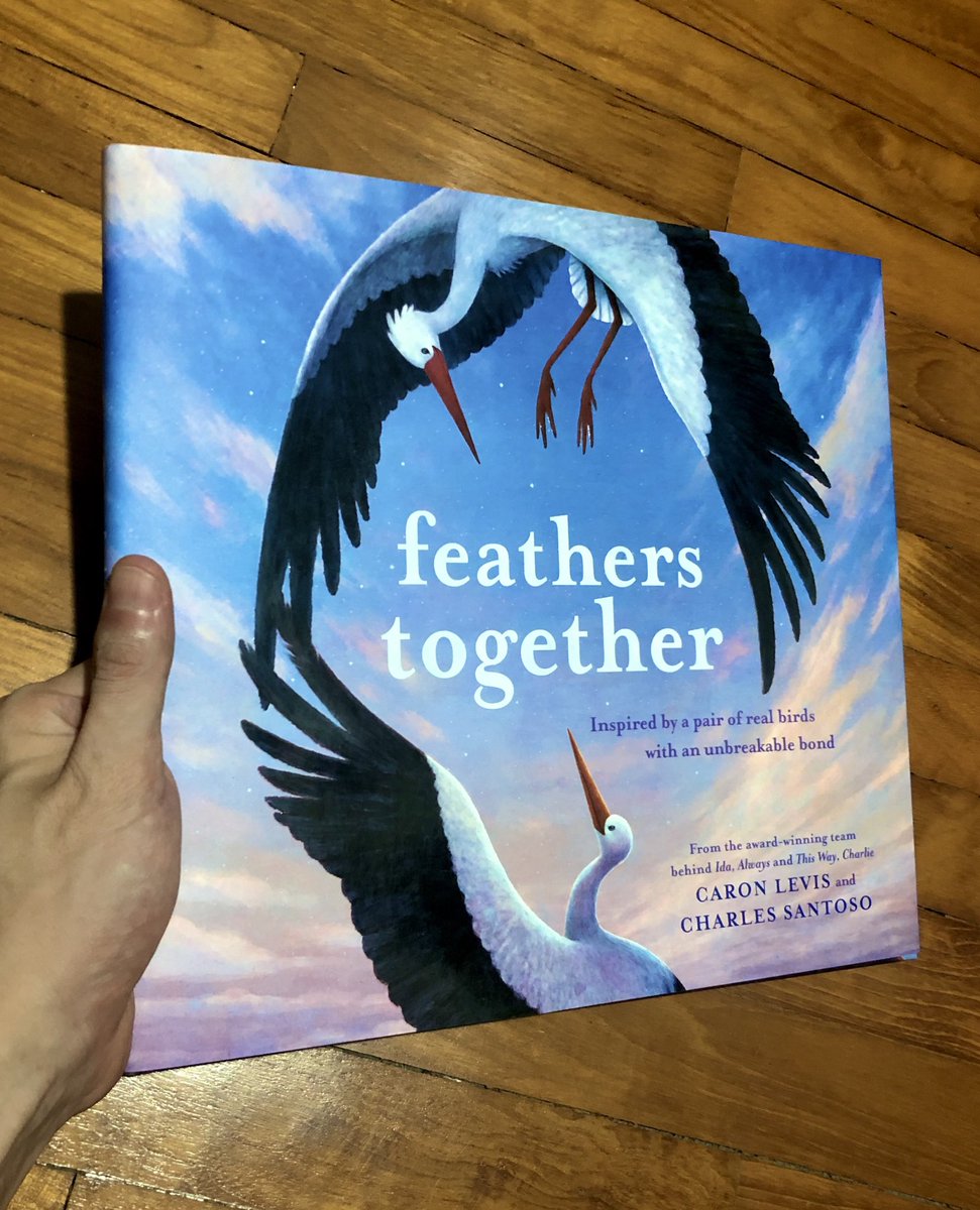 minitreehouse's tweet photo. I just received advance copies of Feather Together 😊😊😊🍀 @caronlevis https://t.co/niSpwmuPo3