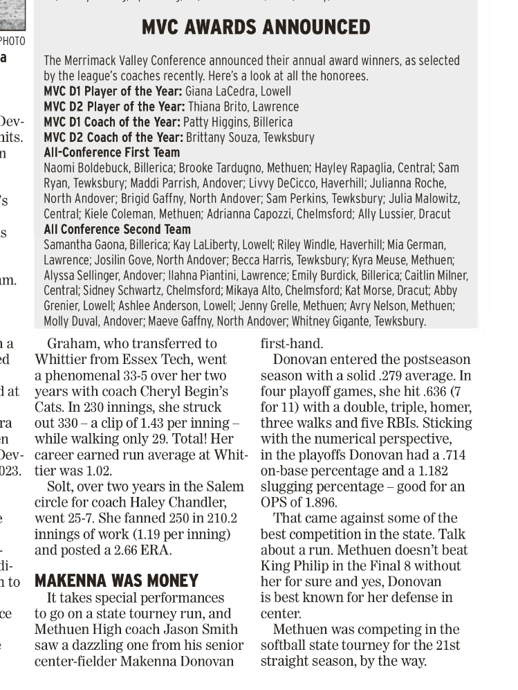 Methuen High School Athletics (@methuensports) on Twitter photo Our Softball Program earned some shout outs in Sundays <a href="/EagleTribSports/">EagleTrib Sports</a> & many our our girls were area leaders in many statistical categories. Way to go to <a href="/MHS_VSB/">Methuen High Varsity Softball</a> - Nice work by <a href="/MVcreature/">Hector Longo</a> Our Softball Program earned some shout outs in Sundays <a href="/EagleTribSports/">EagleTrib Sports</a> & many our our girls were area leaders in many statistical categories. Way to go to <a href="/MHS_VSB/">Methuen High Varsity Softball</a> - Nice work by <a href="/MVcreature/">Hector Longo</a>