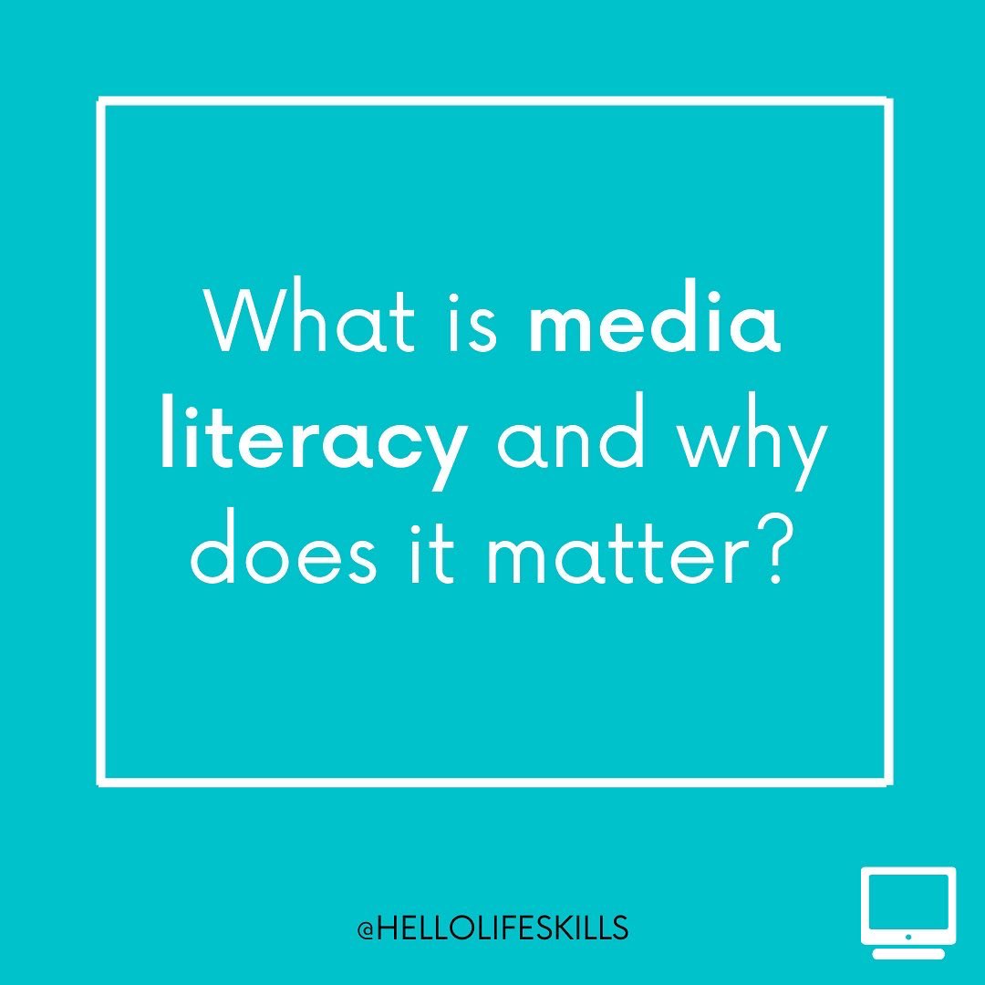 hell0lifeskills's tweet photo. Media comes in many forms (think TV, movies, shows, books, social media apps, billboards, songs etc.) but all media share one thing in common: someone created it and it was created for a reason. Understanding that reason is the basis of media literacy.

#lifeskills #medialiteracy https://t.co/oEoM4XHkXr