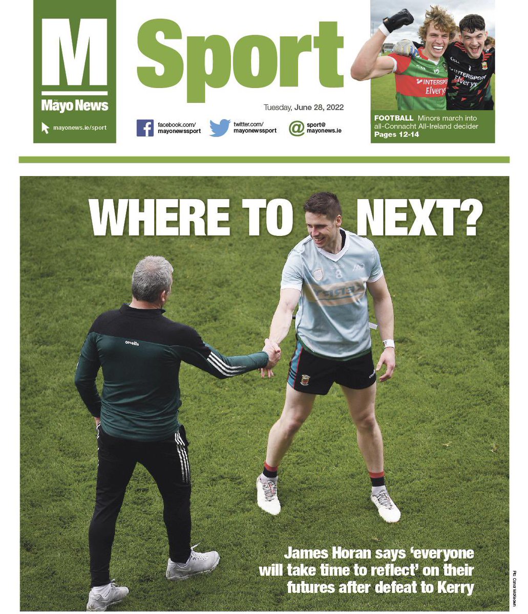 Which front page cover should we go with in tomorrow’s sport section?

We’ll have analysis and reaction to Mayo’s exit from the championship 🏐   

🟢Like: for page 1

🔴Retweet: for page 2

#mayogaa #GAA