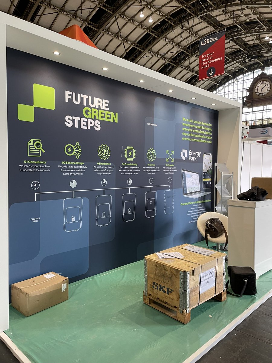 FutureGSteps's tweet photo. Getting there on the stand build ready for tomorrows show. Looking forward to meeting all new and existing clients!!

#housing2022 #ukhousing #socialhousing #affordablehousing #housingassociations #housingforall https://t.co/Y2Lq0pjKA3
