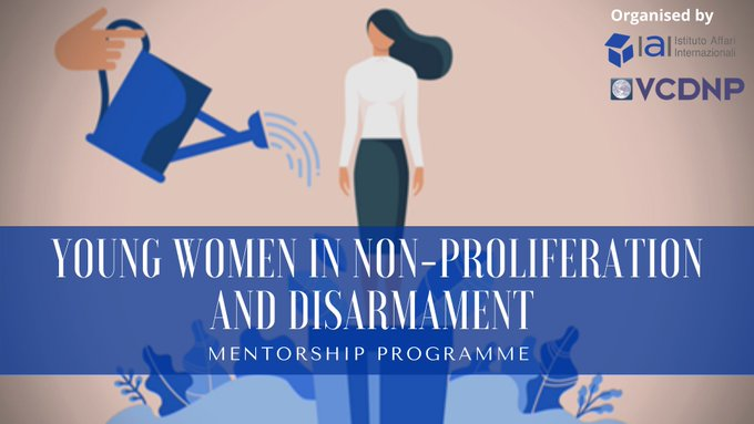 unodavienna's tweet photo. 📢 Attention Young Women Students👩‍🎓 Want to spend 9 months with an expert mentor, engaging one-on-one with disarmament, non-proliferation, and arms control issues? Apply by 8 July for the @VCDNP @IAIonline Young Women Mentorship Programme: https://t.co/hRqkf9MrWh https://t.co/bsKz34hbbJ