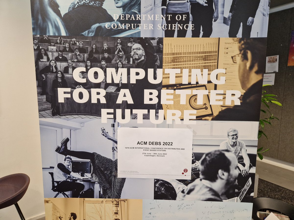 We're proud to be the host of this year’s edition of the leading conference focusing on distributed and event-based systems <a href="/ACM_DEBS/">DEBS 2023</a> 2022 with <a href="/ylzhou/">Yongluan Zhou</a>, which is kicking off today! 🚀 #DEBS2022