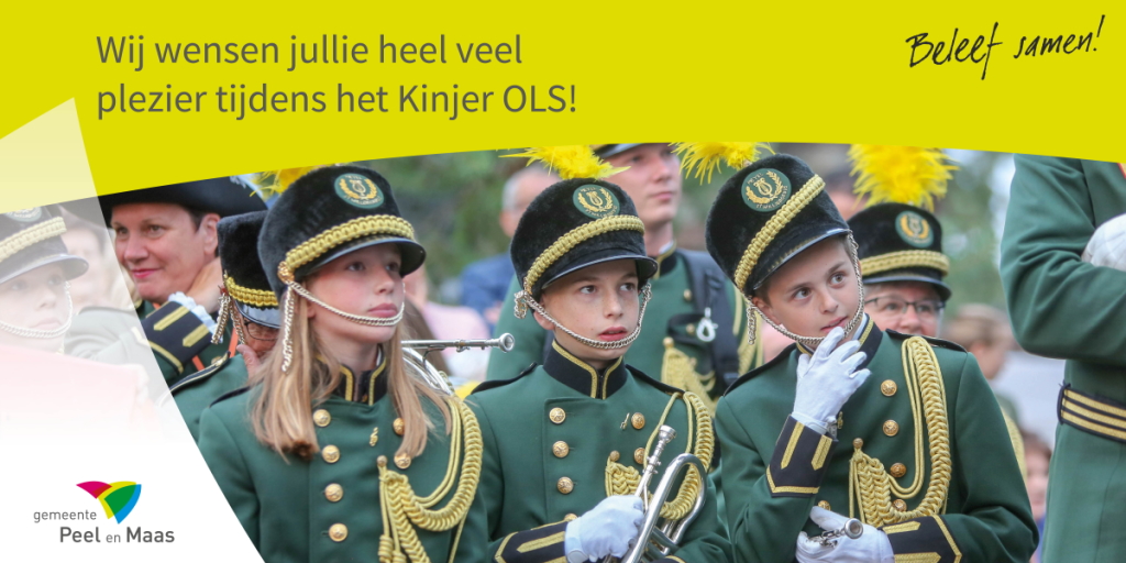 gempeelenmaas's tweet photo. Eindelijk is het zover! Morgen is het Kinjer OLS 2022. We wensen jullie allemaal veel plezier. ππ #ols #kinjerols https://t.co/xvAibnFAc1