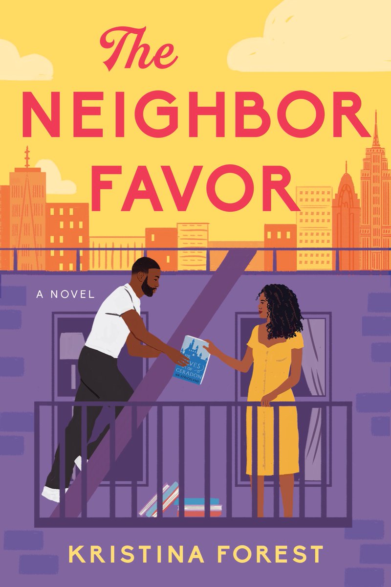 Here is the cover for my adult romance debut THE NEIGHBOR FAVOR, on sale 2/28/2023!!!

Lily, an aspiring children’s lit editor, and Nick, an adult fantasy writer, anonymously correspond online but little do they know, they’re neighbors. 👩🏽‍🦱💛🧔🏾‍♂️

Preorder: bit.ly/3bnKNqN