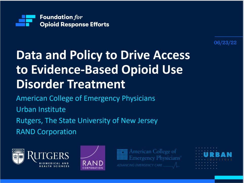 FOREfdn's tweet photo. Missed our webinar last week? Watch a recording as four #FOREfdnGrantees present newly generated data on gaps in #addiction services and disparities, as well as identify what’s most effective in reducing barriers to #opioid use disorder treatment. ⬇️
https://t.co/l8gN6QVHa9 https://t.co/5xQkjII5Eb