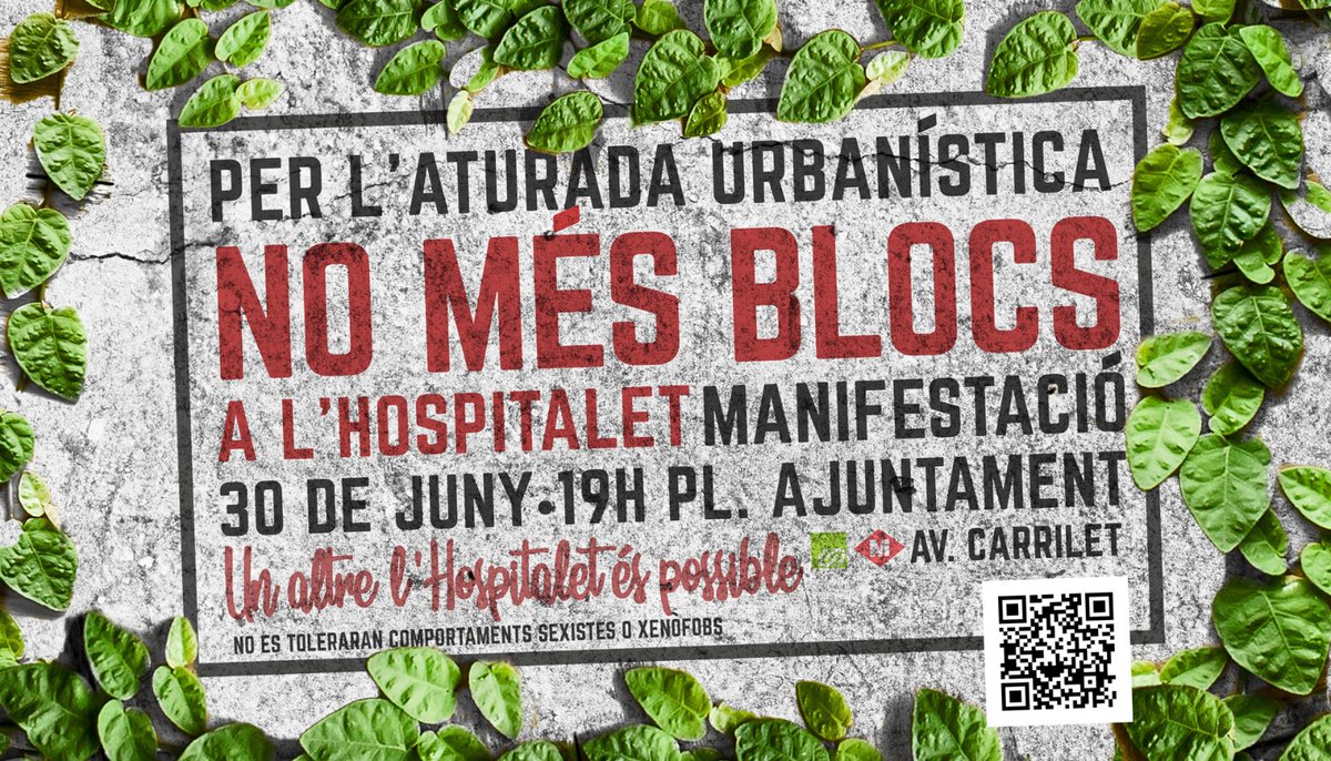 DaniGuevaraLH's tweet photo. LOS VECINOS DE #LHOSPITALET ESTAMOS HARTOS!

MANIFESTACIÓN EL DIA 30, 19:00H EN EL AYUNTAMIENTO!! 

NO FALTES! https://t.co/ZPNJDcmUyQ